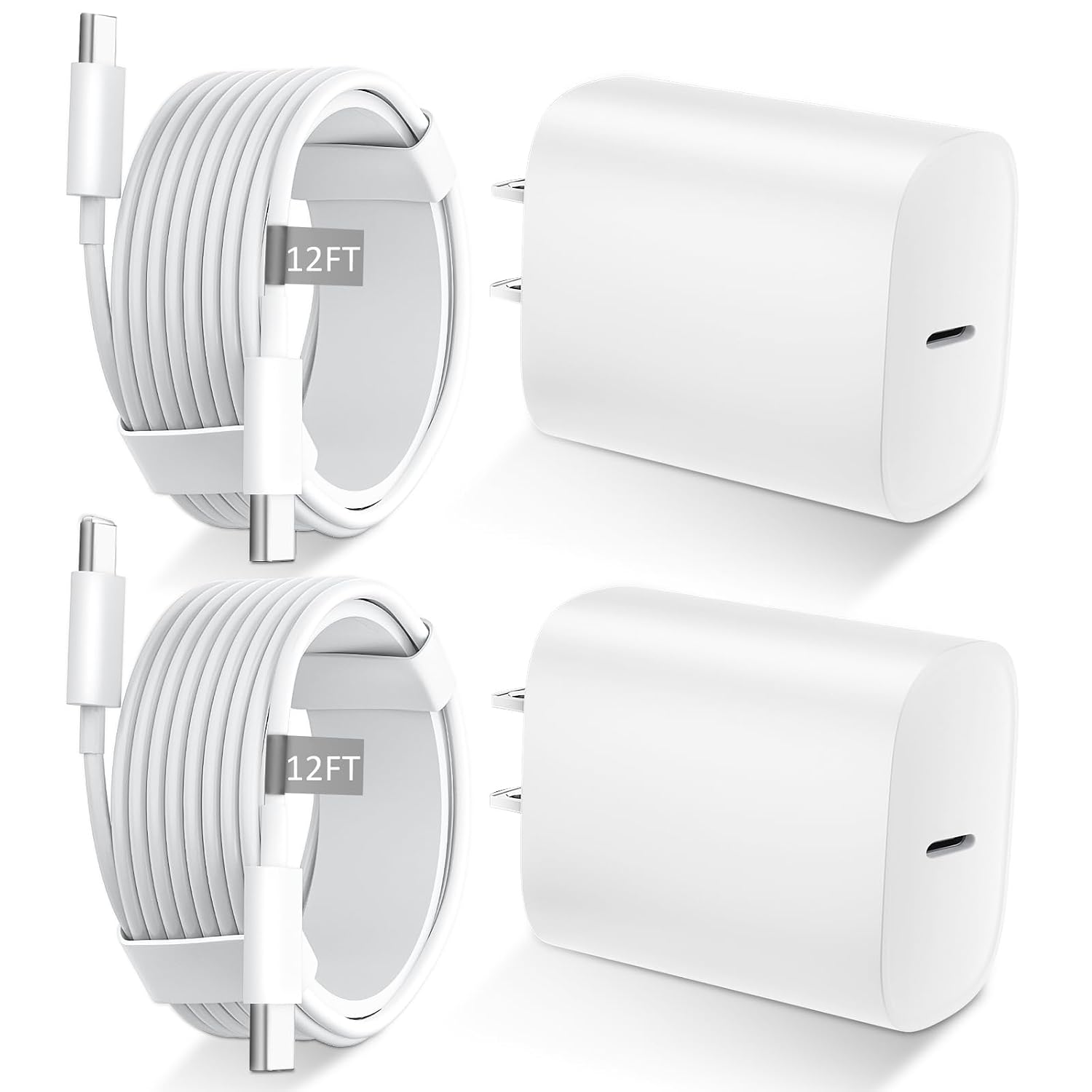 iPhone 17 16 15 Charger Fast Charging USB C Charger Type C Chargers with 10 Ft Long USB C to USB C Cable Fast Charging Cord for iPhone 17\/Pro\/Pro Max\/17 Air\/16\/16 Pro\/16 ProMax\/15\/Pro\/ProMax,White - Image 15