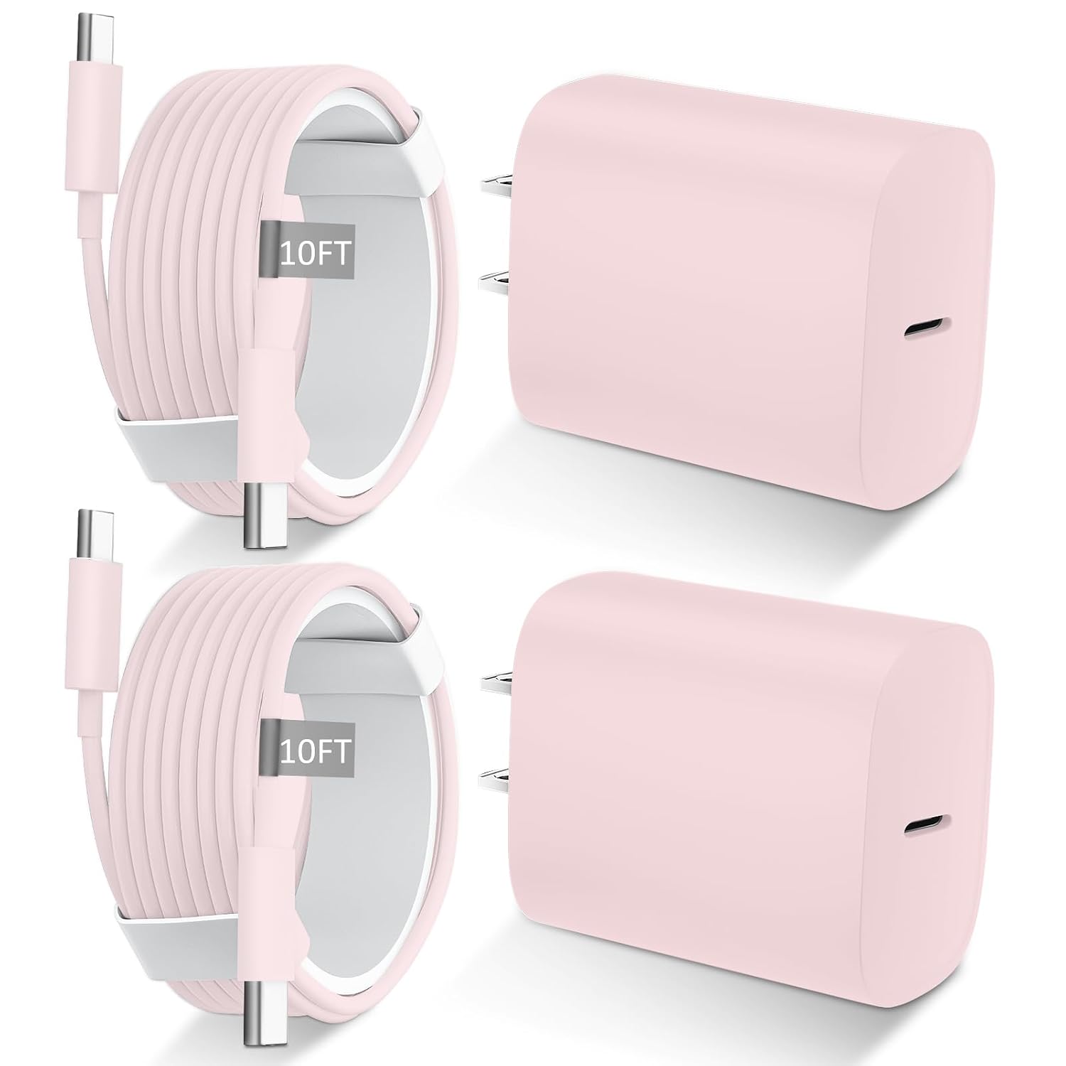 iPhone 17 16 15 Charger Fast Charging USB C Charger Type C Chargers with 10 Ft Long USB C to USB C Cable Fast Charging Cord for iPhone 17\/Pro\/Pro Max\/17 Air\/16\/16 Pro\/16 ProMax\/15\/Pro\/ProMax,White - Image 19