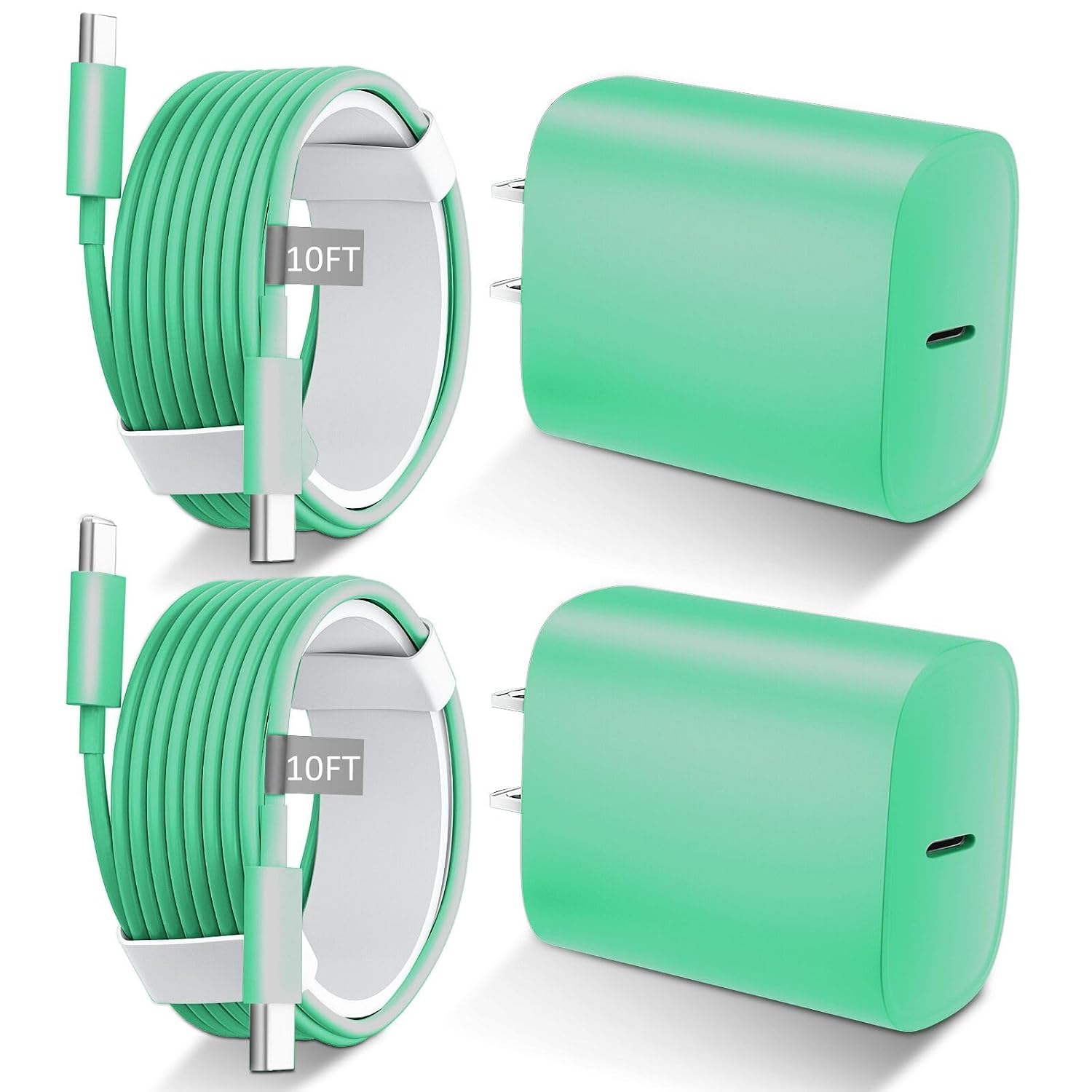 iPhone 17 16 15 Charger Fast Charging USB C Charger Type C Chargers with 10 Ft Long USB C to USB C Cable Fast Charging Cord for iPhone 17\/Pro\/Pro Max\/17 Air\/16\/16 Pro\/16 ProMax\/15\/Pro\/ProMax,White - Image 11