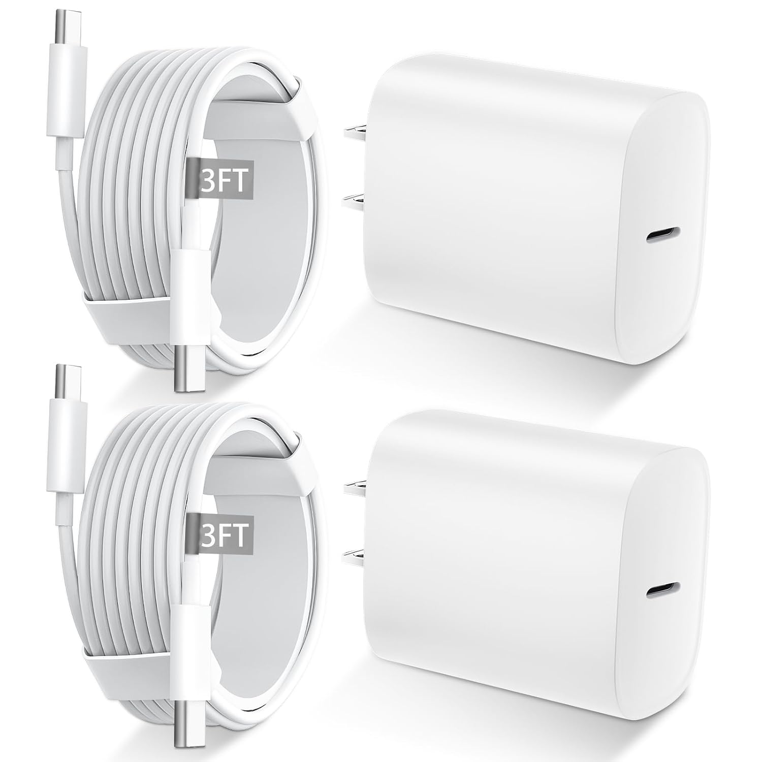 iPhone 17 16 15 Charger Fast Charging USB C Charger Type C Chargers with 10 Ft Long USB C to USB C Cable Fast Charging Cord for iPhone 17\/Pro\/Pro Max\/17 Air\/16\/16 Pro\/16 ProMax\/15\/Pro\/ProMax,White - Image 10