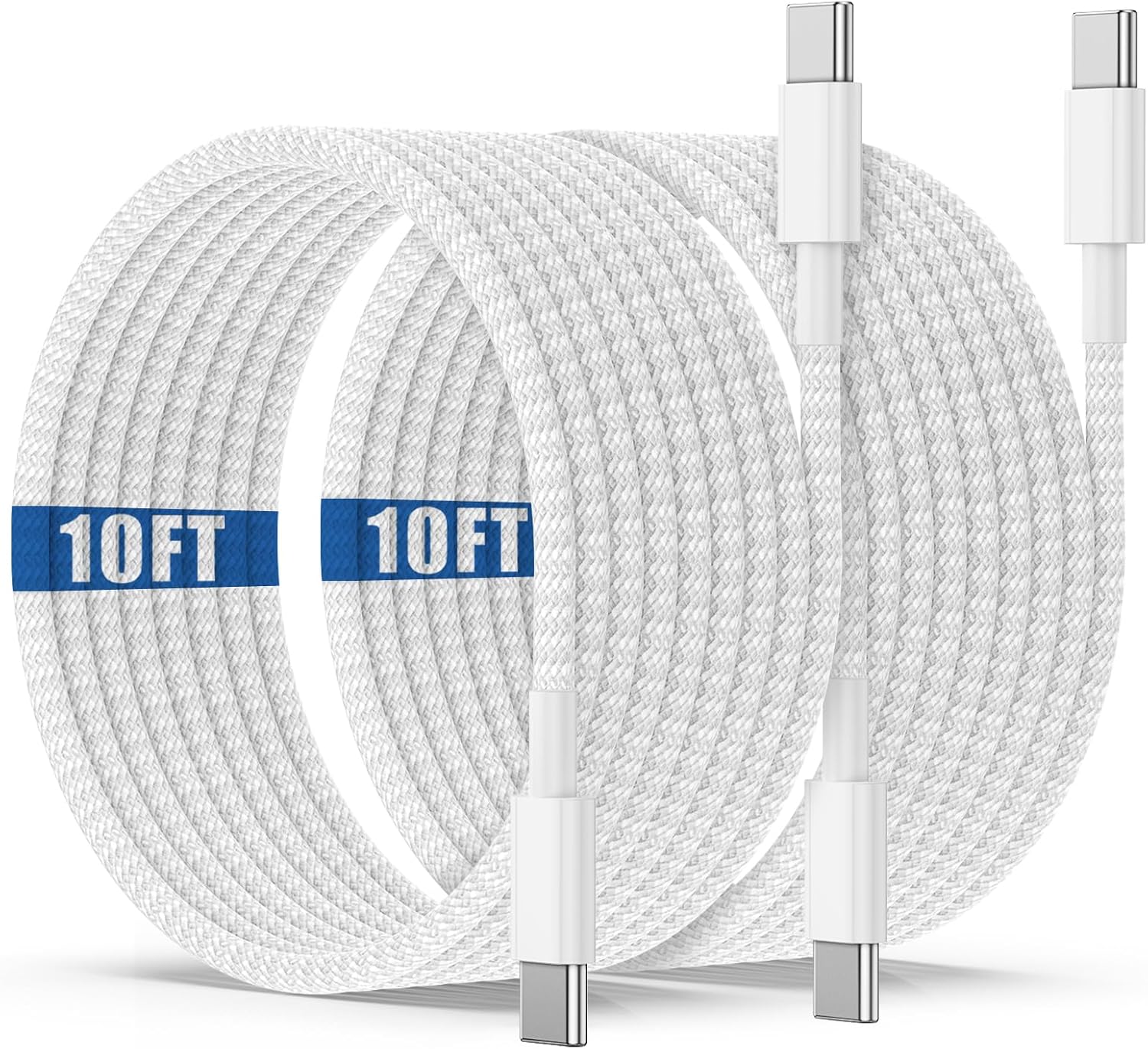 USB C to C Charging Cable 10ft, 60W Fast Type C to C Charger Cord Long for Apple iPhone 17 Pro Max\/17 Air\/16 Pro Max\/15 Plus, MacBook Pro 2021\/2020\/2019,iPad 12.9\/11 inch\/Mini\/Air 5\/4,Samsung Galaxy - Image 8