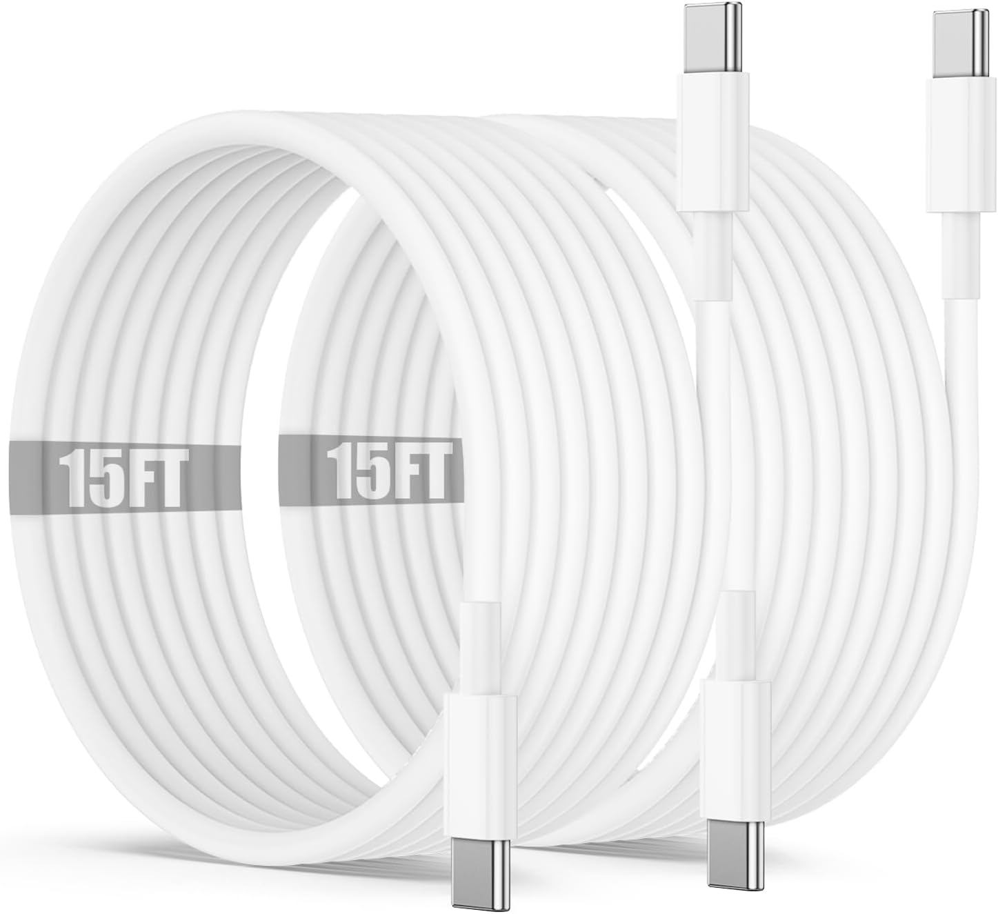 USB C to C Charging Cable 10ft, 60W Fast Type C to C Charger Cord Long for Apple iPhone 17 Pro Max\/17 Air\/16 Pro Max\/15 Plus, MacBook Pro 2021\/2020\/2019,iPad 12.9\/11 inch\/Mini\/Air 5\/4,Samsung Galaxy - Image 11