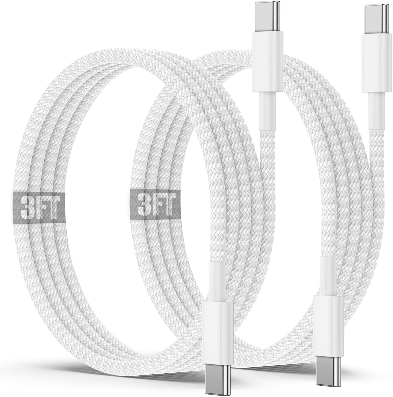 USB C to C Charging Cable 10ft, 60W Fast Type C to C Charger Cord Long for Apple iPhone 17 Pro Max\/17 Air\/16 Pro Max\/15 Plus, MacBook Pro 2021\/2020\/2019,iPad 12.9\/11 inch\/Mini\/Air 5\/4,Samsung Galaxy - Image 17