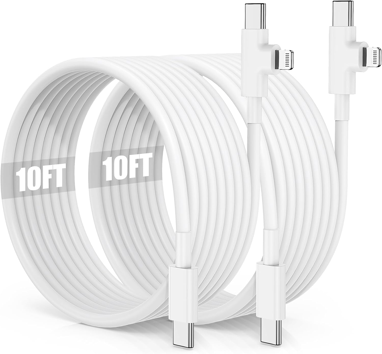 USB C to C Charging Cable 10ft, 60W Fast Type C to C Charger Cord Long for Apple iPhone 17 Pro Max\/17 Air\/16 Pro Max\/15 Plus, MacBook Pro 2021\/2020\/2019,iPad 12.9\/11 inch\/Mini\/Air 5\/4,Samsung Galaxy - Image 14